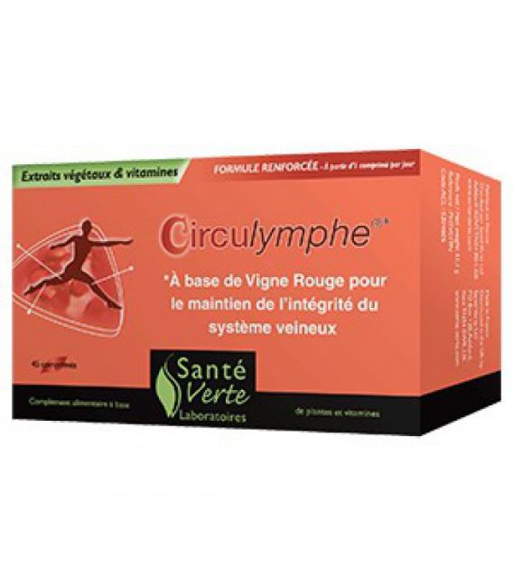 Santé Verte Circulymphe Jambes Lourdes 45 Comprimés pas cher