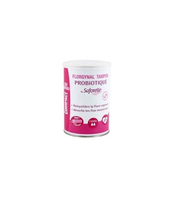 Florgynal Probiotique Tampon Avec Applicateur Normal Boite de 9