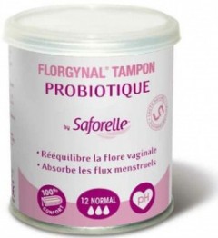 Florgynal Probiotique Tampon Sans Applicateur Normal Boite de 12