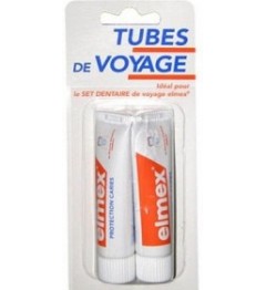 Elmex Dentifrice 2 Tubes de Voyage
