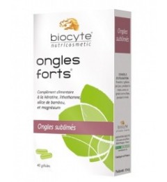 Biocyte Ongles Forts 120 Gélules pas cher