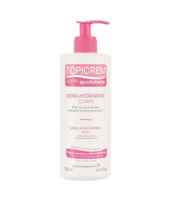 Topicrem Lait Ultra Hydratant Corps 500Ml pas cher