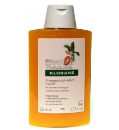 Klorane Shampoing Nutritif au Beurre de Mangue 200ml