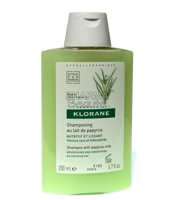 Klorane Shampoing Nutritif et Lissant au Lait de Papyrus 200ml