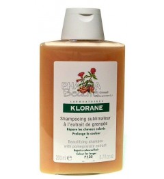 Klorane Shampoing pour Cheveux Colorés à l'Extrait de Grenade 200ml