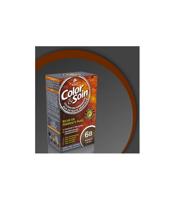 Color et Soin Coloration 6B Marron Cacao pas cher