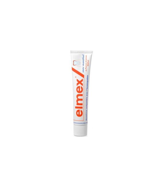 Elmex Dentifrice Sans Menthol 75Ml pas cher