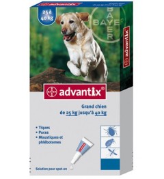 Advantix Grand Chien Spot On 25-40 Kg 4 pipettes