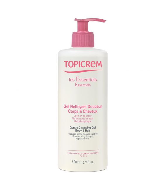 Topicrem Gel Nettoyant Corps et Cheveux 500Ml