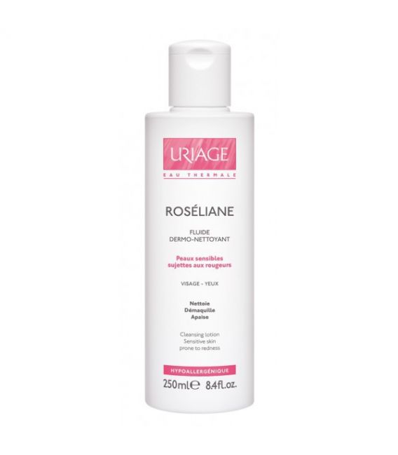 Uriage Roséliane Fluide Dermo-Nettoyant Apaisant 250ml, Uriage