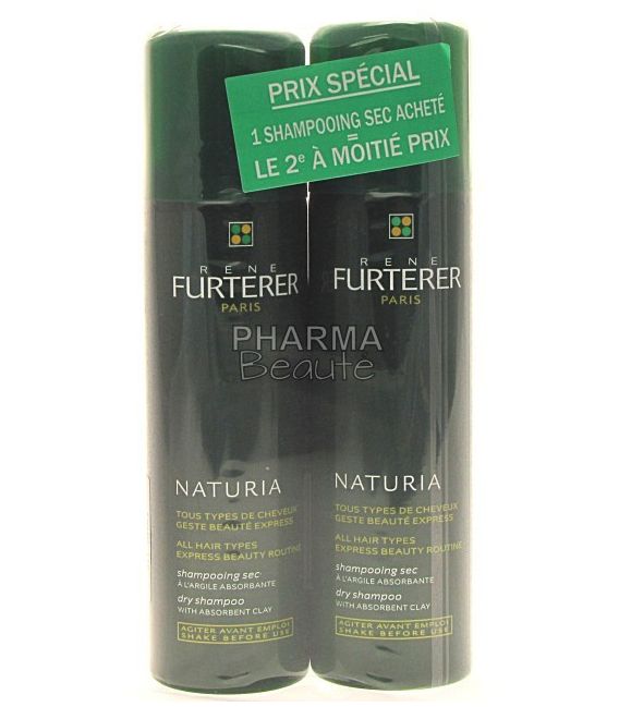 Furterer Naturia Shampooing Sec Tous Type de Cheveux 150ml Lot