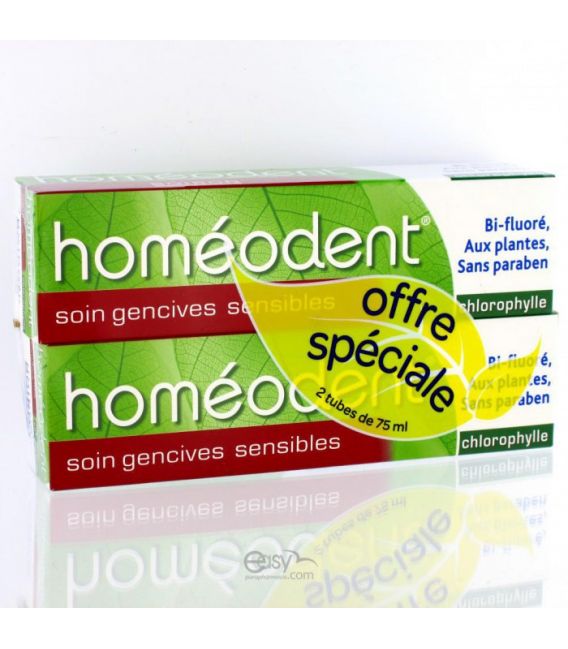 Homeodent Gencives Sensibles Anis 2x75Ml