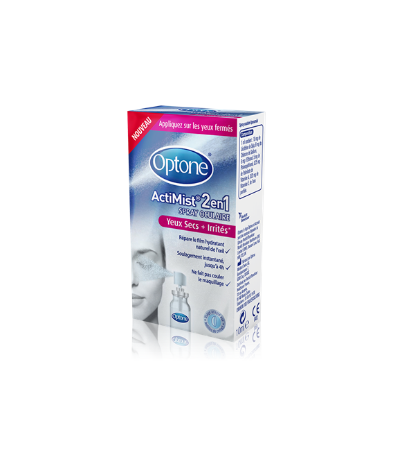 Optone Spray Actimist Yeux Secs 10Ml