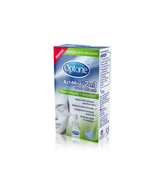 Optone Spray Actimist Yeux Fatigués 10Ml