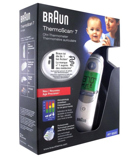 Braun Thermomètre Auriculaire IRT 6520