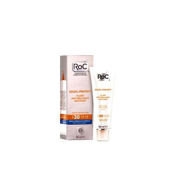 Roc Soleil Protection SPF30 Fluide Anti Brillance Matifiant 50Ml