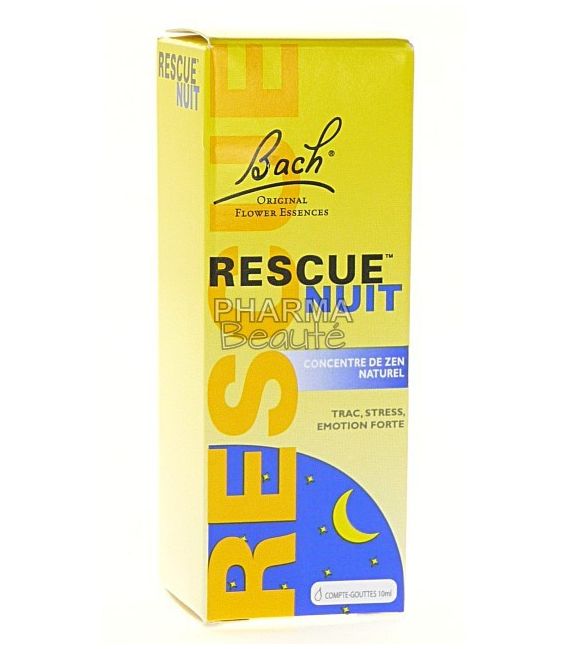 Fleurs de Bach Rescue Nuit Gouttes 10ml pas cher