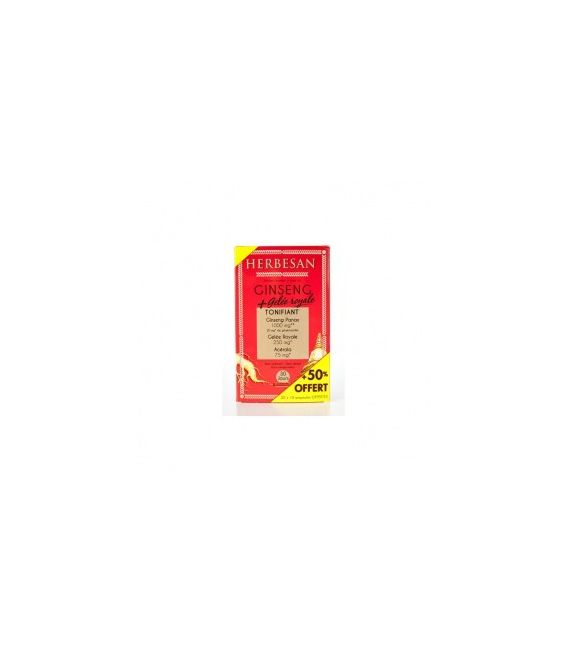 Herbesan Ginseng Gelée Royale 30 Ampoules de 15Ml