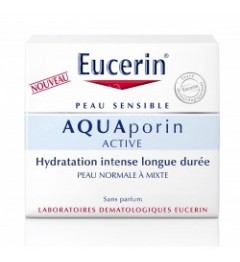 Eucerin Aquaporin Active Soin Hydratant Peaux Normales à Mixtes 50Ml