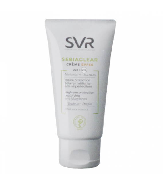 SVR Sebiaclear Crème SPF50 50Ml, SVR Sebiaclear Crème SPF50