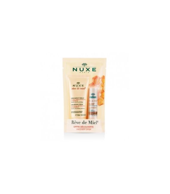 Nuxe Rêve de Miel Duo Stick Lèvres et Crème Mains, Nuxe Rêve de