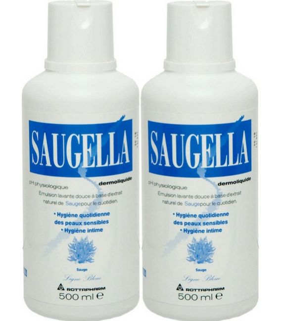 Saugella Dermoliquide Emulsion Lavante 2x500Ml