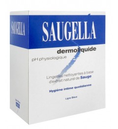 Saugella Dermoliquide Lingettes Hygiène Intime Paquet de 10