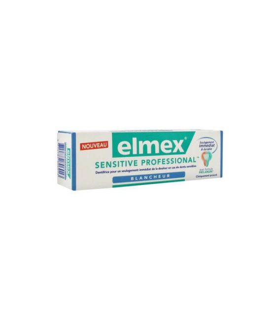 Elmex Dentifrice Sensitive Professionnel Blancheur 75Ml