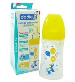 Dodie Biberon Sensation 270Ml Jaune Eléphant