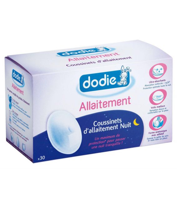 Dodie Coussinets d'Allaitement Nuit x30