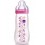 MAM Biberon 2ème Age Cercles Rose Tétine Débit X 330 Ml