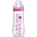 MAM Biberon 2ème Age Cercles Rose Tétine Débit X 330 Ml