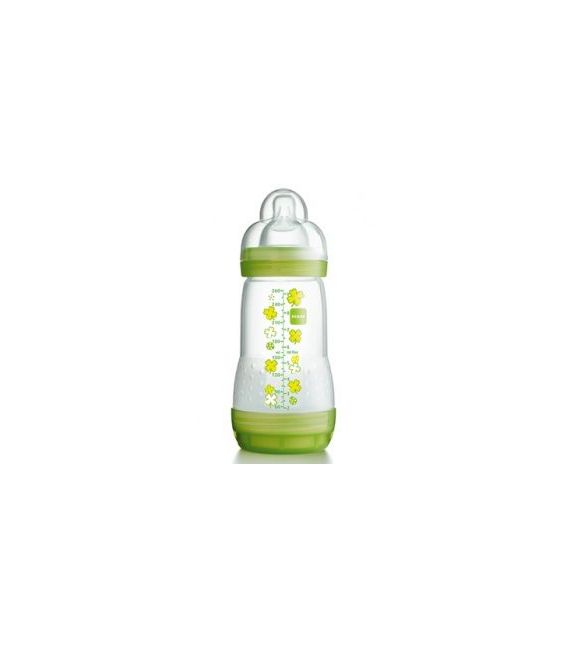 MAM Biberon Africa Vert Système Anti-Colique Tétine Débit 2 260 Ml