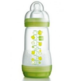 MAM Biberon Africa Vert Système Anti-Colique Tétine Débit 2 260 Ml