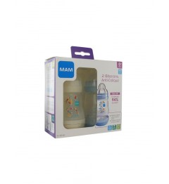 MAM Biberon Garçon Système Anti-Colique 160 Ml Lot de 2